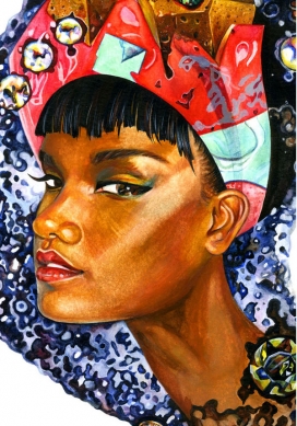 Gemmed珠宝首饰插画