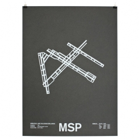 机场跑道Screenprints的设计