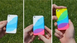 棱柱形图案-手机外壳