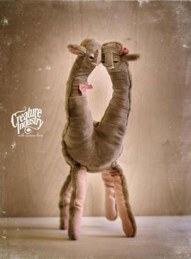 Siamese的爱情！动物联合体插画