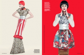 “艺妓”！-ELLE时装人像-巴西圣保罗MANUEL NOGUEIRA摄影师作品