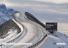 瑞典Scania世冠汽车斯堪尼亚汽车平面广告