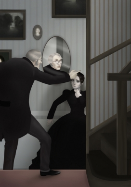 Ellena and Vincenzo插画！意大利佩萨罗caterina baldi插画师作品