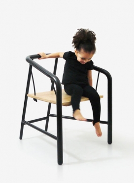 巴黎设计师弗洛朗-铝管靠背椅子