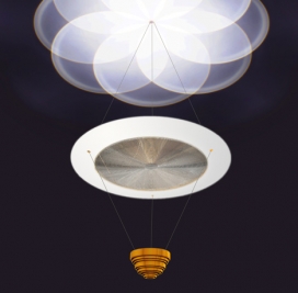 三驾马车吊灯-伦敦设计师Troika作品