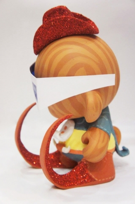 Munny 3Ball艺术霹雳玩具娃娃