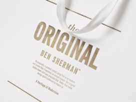 英国设计-Ben Sherman店面包装袋设计