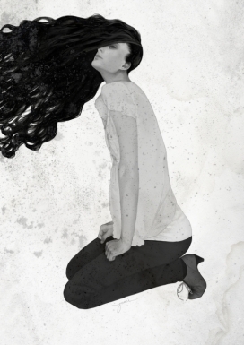 忧郁的爱-荷兰Odile van der Stap插画师近期作品欣赏