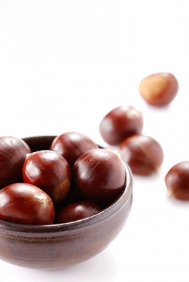 三张毛栗板栗素材图