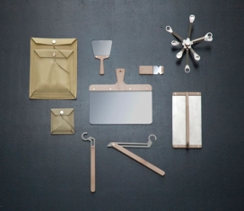 法国设计-刮刀扳手建筑工具墙