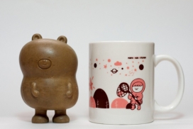 bearycalm限量版手工艺乙烯基玩具