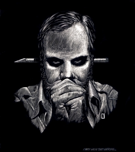 Scratchboard插画-加拿大Robert Richard插画师作品