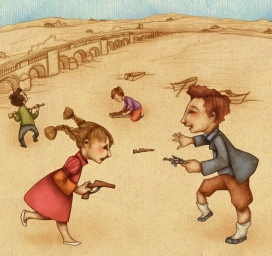 小说图画书及漫画-西班牙Autogiro插画师作品