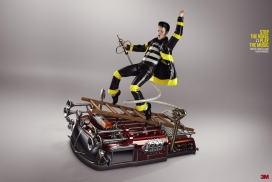 3M平面广告-停止噪音-播放音乐