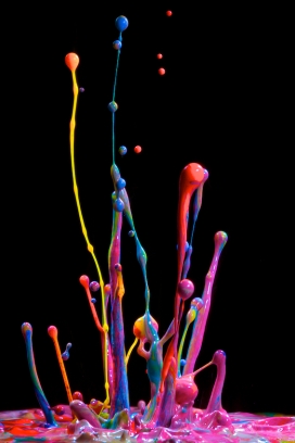 Liquid Music绚彩液体水花音乐运动节拍