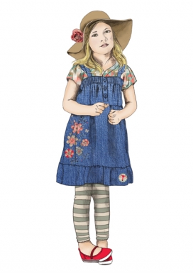 儿童和婴儿插图-英国特鲁罗Rose Darling插画师作品