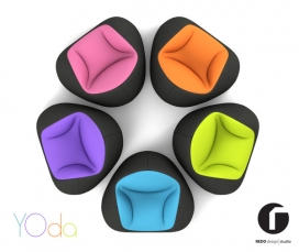 YODA绚丽沙发座椅组合-波兰Redo设计工作室作品