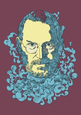 改变世界的人-插画欣赏-英国Komson Yamshuen插画师作品