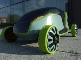 EV概念大城市交通工具车-丹麦奥胡斯Niels Grubak Iversen设计