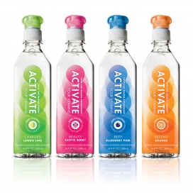 纽约Activate全天然维生素水包装