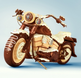 巧克力制成的作品！巴西silvio medeiros创意工艺师作品