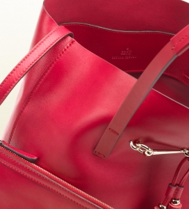 Gucci古奇park avenue真皮马衔扣购物袋素材