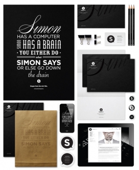 Simon Says品牌视觉形象打造-匈牙利布达佩斯José Simon设计师作品