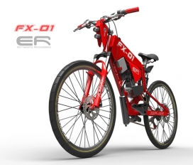 Bicimoto FX-01可拆卸折叠助力车电动车设计-秘鲁利马Ernesto Rosales Ramírez设计师作品