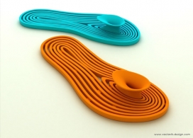 Spa Slippers温泉拖鞋设计-捷克Ondrej Vaclavik设计师作品