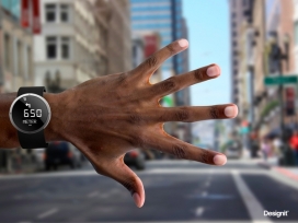 一路领先-德国Designit设计师作品-手腕GPS手表