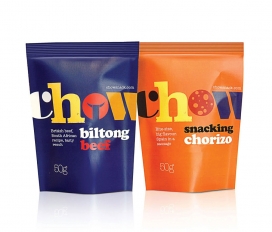 Chow快餐品牌标识和包装设计