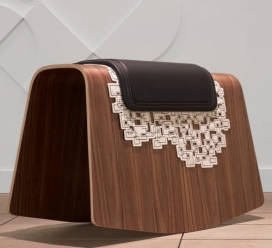 家庭或办公室的非正式座位椅子设计