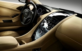 高清晰Aston-martin阿斯顿马丁极品超酷跑车内饰壁纸