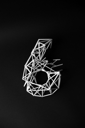 Skeletype钢骨架字体设计排版-巴黎Jerome Corgier字体设计师作品