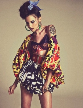 Lisa Lopez莉萨洛佩兹-伦敦时尚摄影师Kelly J. Nicholls作品