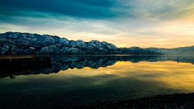 湖光山色-高清晰辽阔自然美景图
