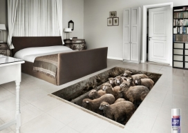 Champion Sprayon新鲜地毯平面广告