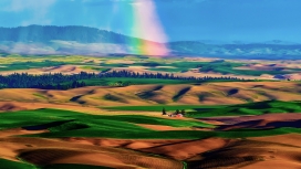 高清晰彩虹自然风景壁纸