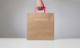 墨西哥蒙特雷caramela巧克力精品包装-包装设计的灵感来自于工业包装系统-作为品牌的风格化与简单的布局和欢乐的颜色，用不干胶贴纸做识别码-墨西哥Anagrama设计师作品
