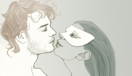 完美的邂逅插画-伦敦EW agency插画师作品