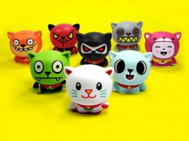 幸运乙烯基玩具-伦敦Delme Rosser设计师作品