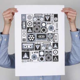 新西兰的现代流行平面海报