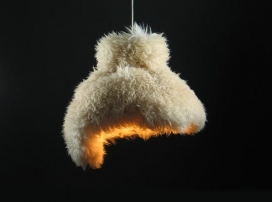 帽子灯-羔羊皮革包灯LAMBLAMP设计欣赏-匈牙利kissmiklos设计机构作品