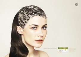 Priorin防脱发产品平面广告