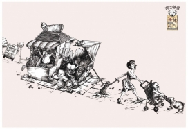 宝路宠物狗粮食物平面广告