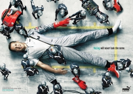 彪马车队服饰平面广告