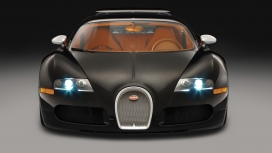 Bugatti布加迪威龙生黑色跑车壁纸