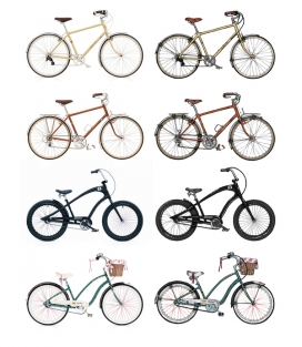 恋父自行车插图欣赏-俄罗斯圣彼得堡Anton Gorbunov设计师作品