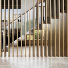 伦敦南部的家-橡树屏蔽楼梯和双高窗口-Liddicoat & Goldhill建筑师作品