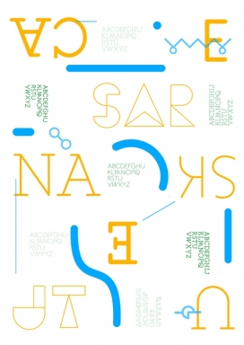 时髦罗姆字体-捷克Ondrej Kahanek字体设计师作品